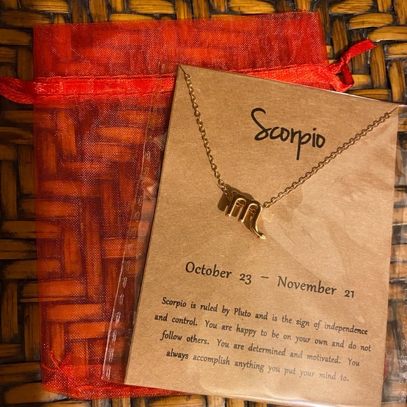 Jewelry - 2/$20 Zodiac Scorpio ♏️ necklace